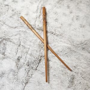 Claire's Y2k Vintage Wooden Hair Sticks